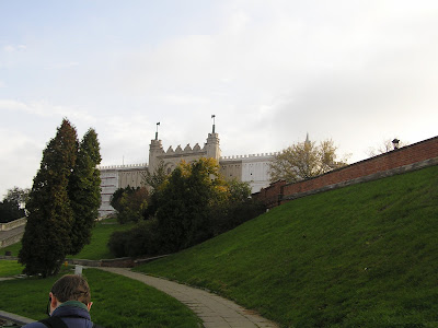 Lubliner Burg, um sie befand sich bis zur Shoah der jüdische Stadtteil